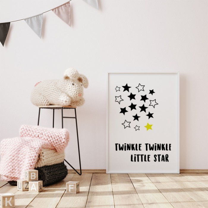 Αφίσα Poster Little star με κορνίζα
