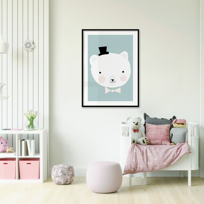 Αφίσα Poster Mr Bear για παιδικό δωμάτιο 