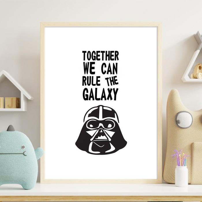 Αφίσα Poster Darth Vader με κορνίζα