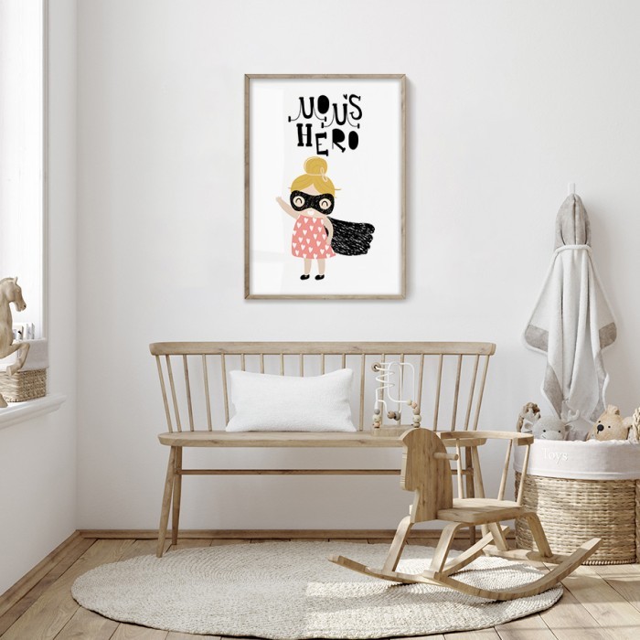 Αφίσα Poster Moms hero για παιδικό δωμάτιο 
