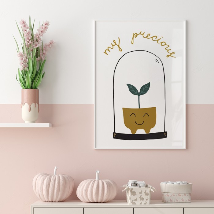 Αφίσα Poster Plant: my preciously με κορνίζα