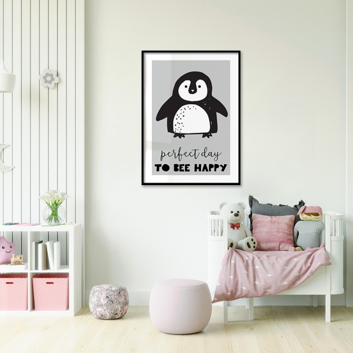 Αφίσα Poster Μικρός πιγκουίνος για παιδικό δωμάτιο 
