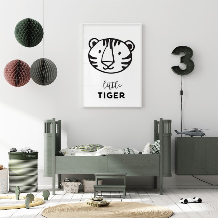 Αφίσα Poster Little tiger για παιδικό δωμάτιο 
