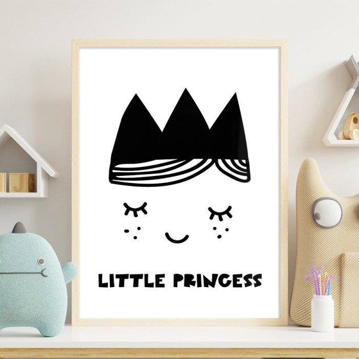 Αφίσα Poster Little princess με κορνίζα