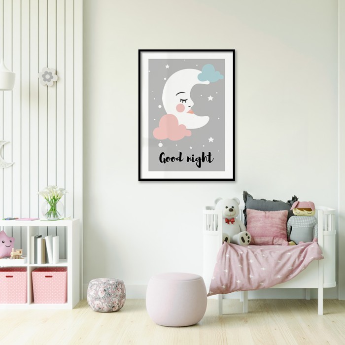 Αφίσα Poster Beautiful moon για παιδικό δωμάτιο 