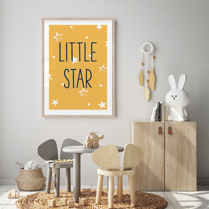 Αφίσα Poster Αστεράκια για παιδικό δωμάτιο 