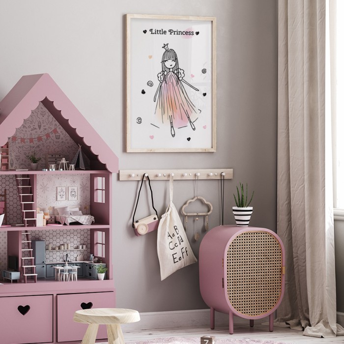 Αφίσα Poster Μικρή πριγκίπισσα για παιδικό δωμάτιο 