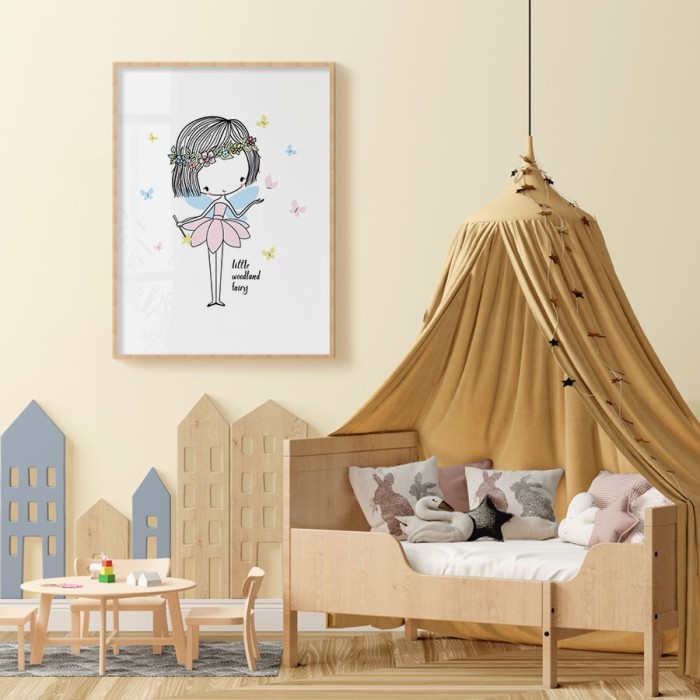 Αφίσα Poster Little fairy για παιδικό δωμάτιο 