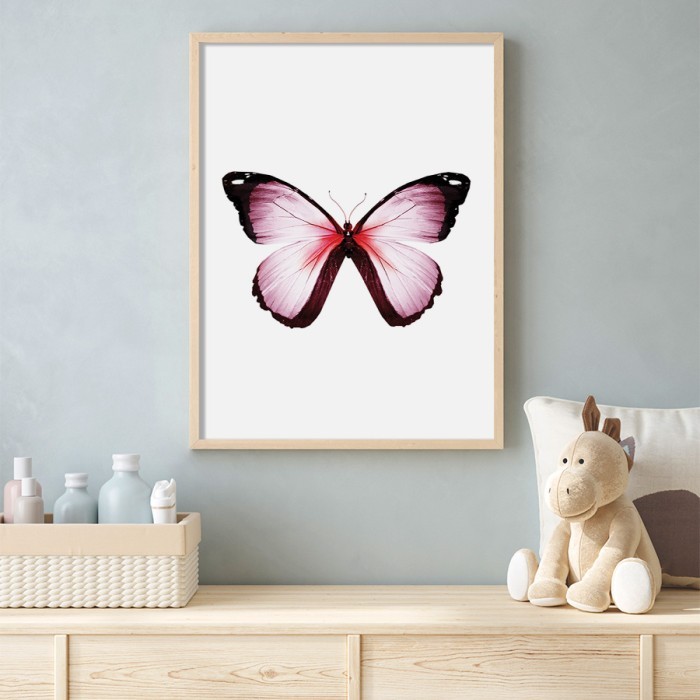 Αφίσα Poster Πεταλούδα με κορνίζα