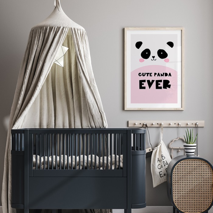 Αφίσα Poster Cute panda ever για βρεφικό δωμάτιο