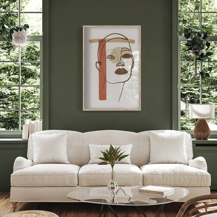 Poster Γυναίκα με Κραγιόν για σαλόνι 