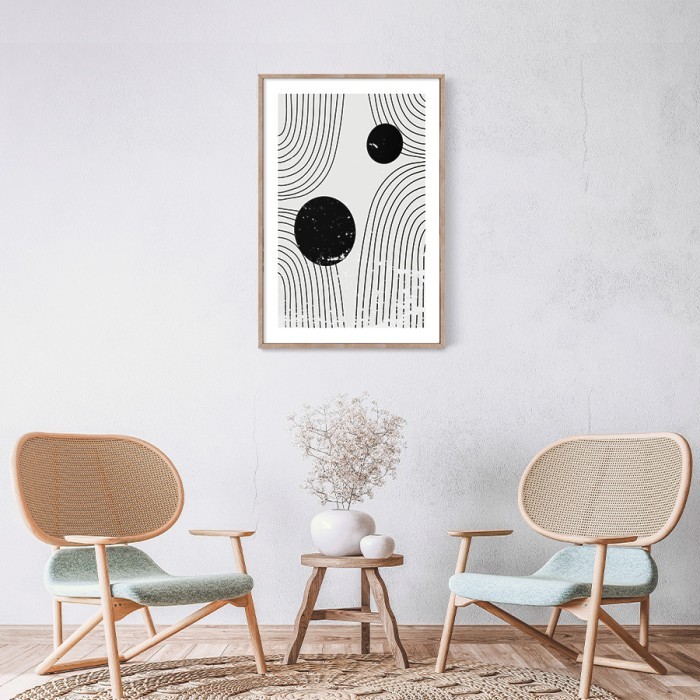 Poster Δύο κύκλοι για σαλόνι 