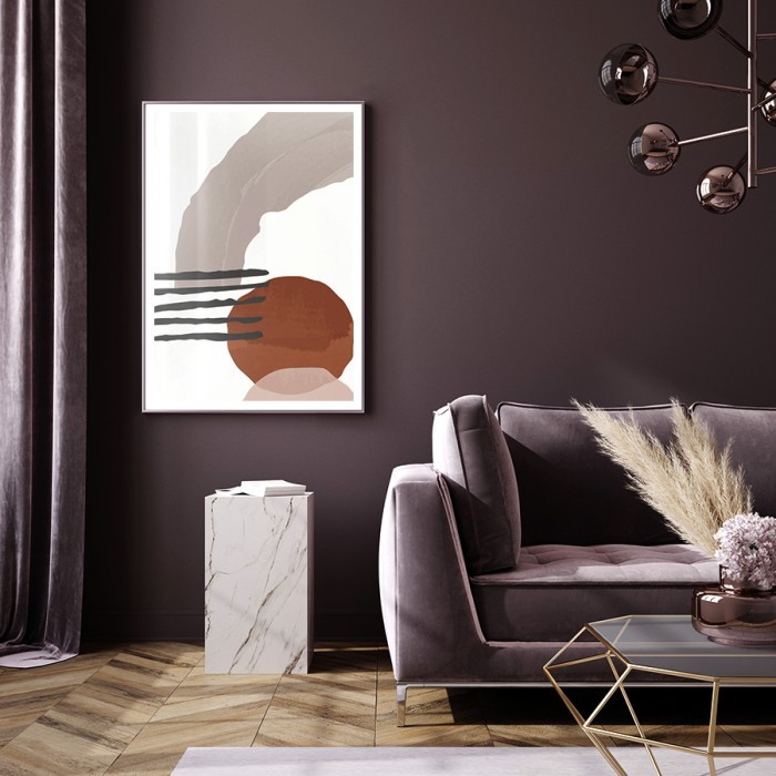 Poster Abstract πολύχρωμη σύνθεση για σαλόνι 