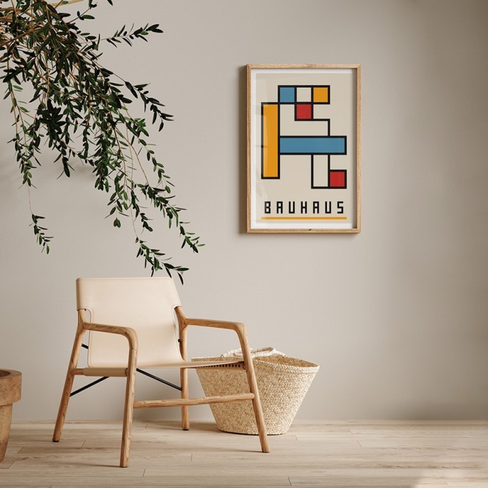 Αφίσα Poster Bauhaus art για σαλόνι