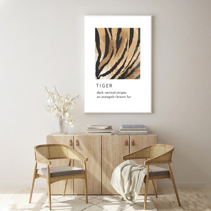 Αφίσα Poster Τίγρης για σαλόνι