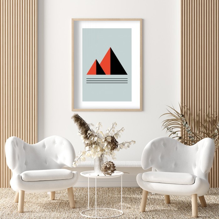 Αφίσα Poster Πυραμίδες για σαλόνι