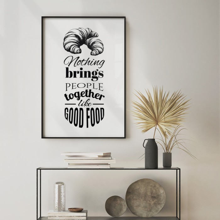 Αφίσα Poster Good Food για σαλόνι