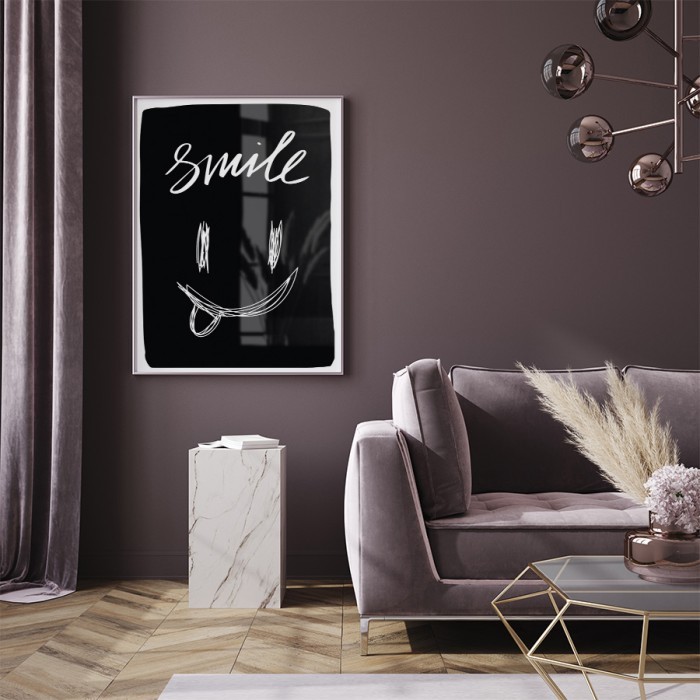 Αφίσα Poster Smile για σαλόνι
