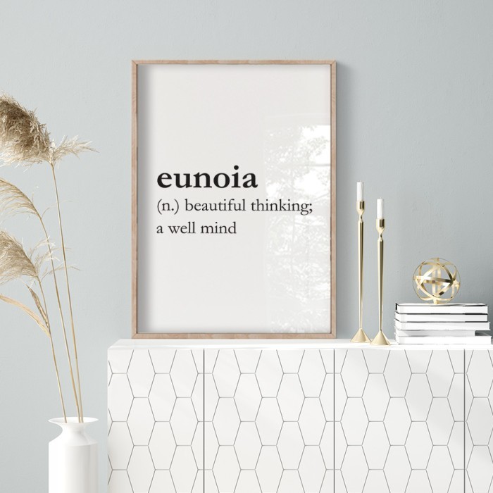 Αφίσα Poster Eunoia με κορνίζα