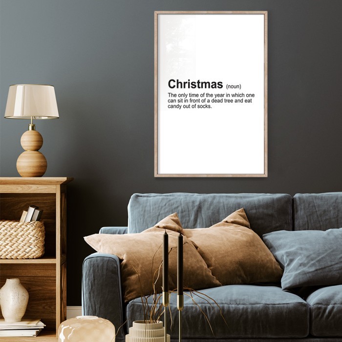 Αφίσα Poster Christmas για σαλόνι