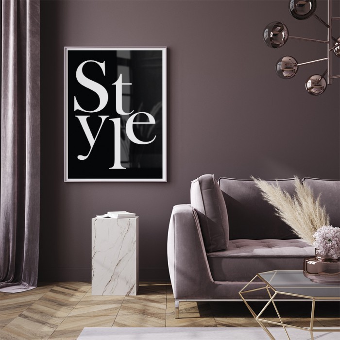 Αφίσα Poster Style για σαλόνι
