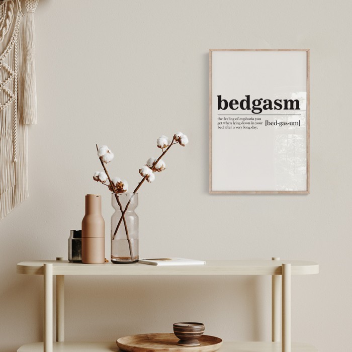 Αφίσα Poster Bedgasm δωματίου