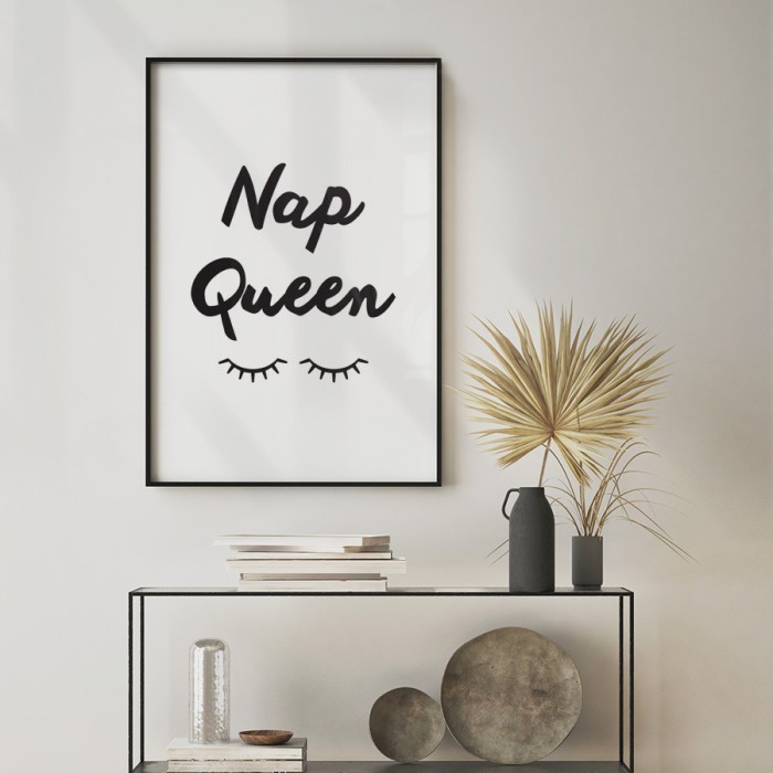 Αφίσα Poster Nap queen με κορνίζα