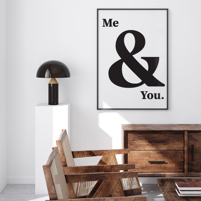 Αφίσα Poster Me & you για το δωμάτιο 