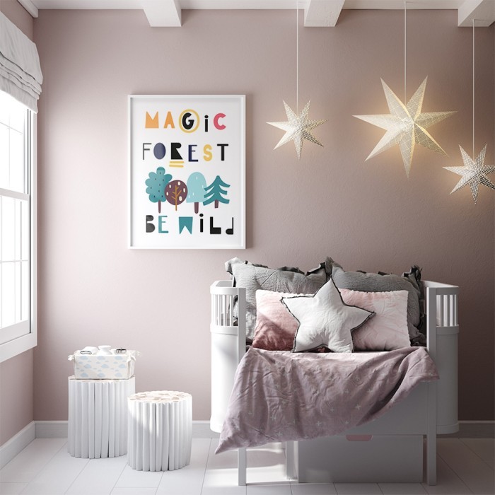 Αφίσα Poster Magic forest για παιδικό δωμάτιο 