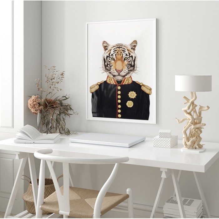 Αφίσα δωματίου Τίγρης στρατηγός