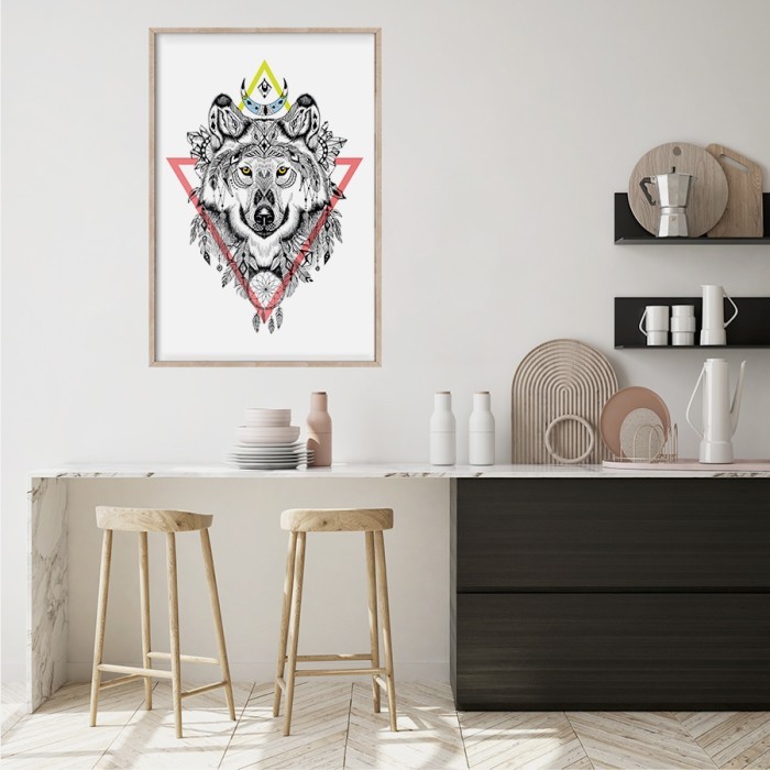 Αφίσα δωματίου Λύκος με ονειροπαγίδα
