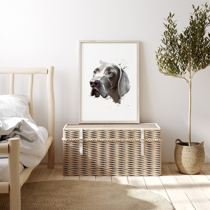 Αφίσα Poster Πορτρέτο Σκύλου για κρεβατοκάμαρα 