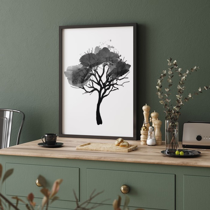 Αφίσα Poster Δέντρο Μπονζάι με κορνίζα