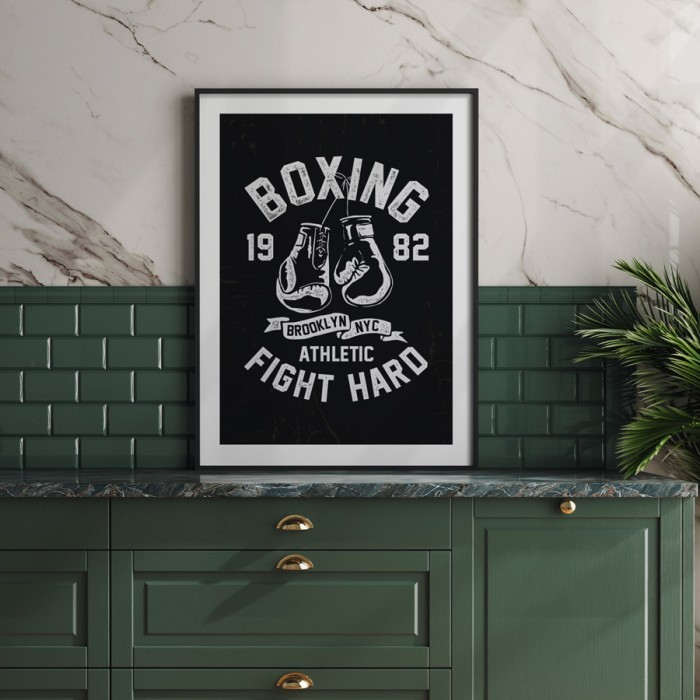 Αφίσα Poster Boxing με κορνίζα