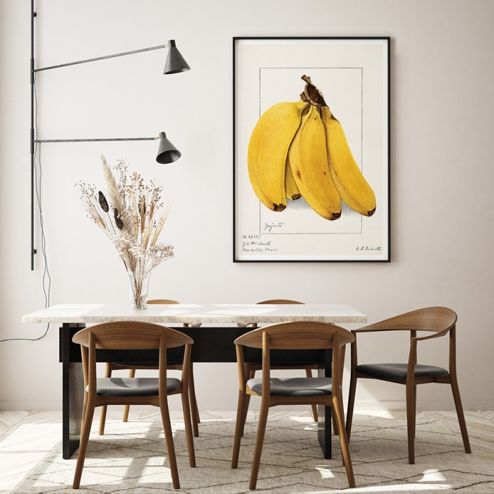 Αφίσα Poster Μπανάνες για σαλόνι