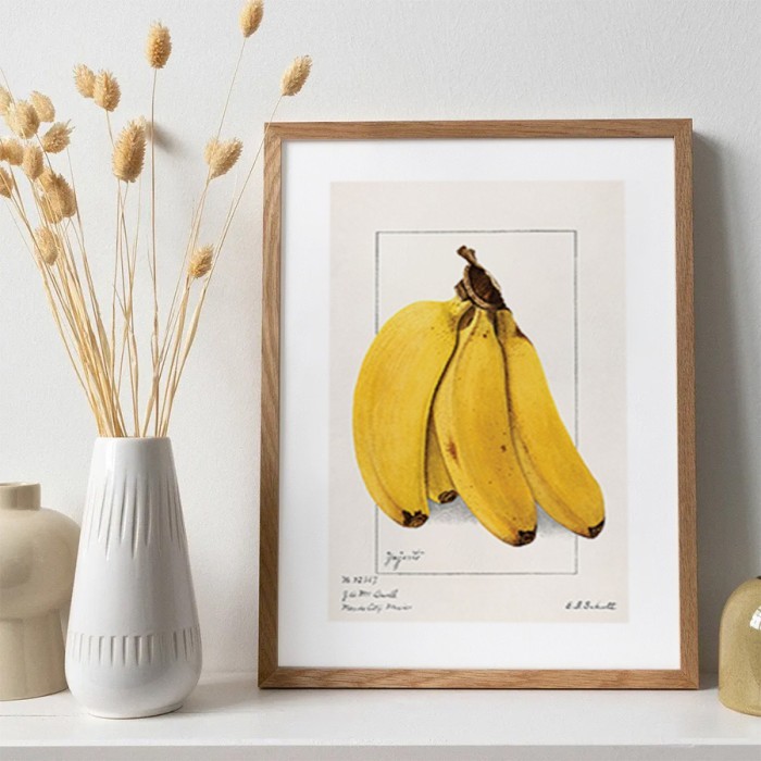 Αφίσα Poster Μπανάνες με κορνίζα