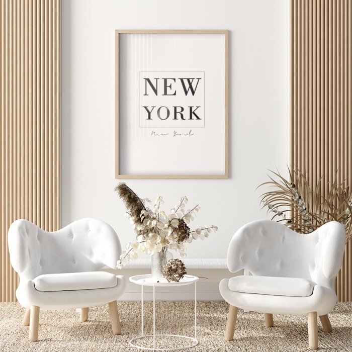 Αφίσα Poster Πόλη Νέας Υόρκη για σαλόνι