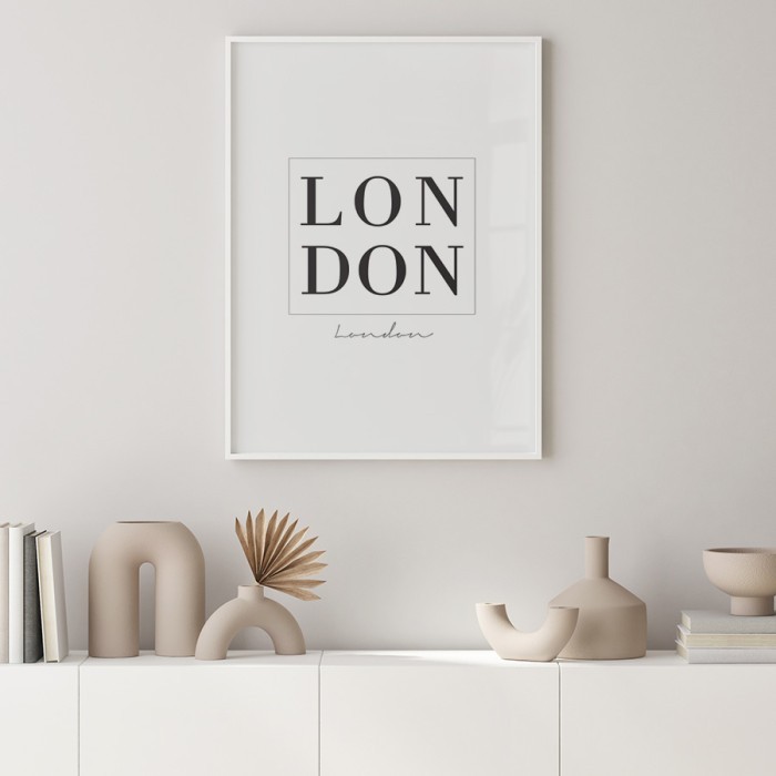 Αφίσα Poster London με κορνίζα