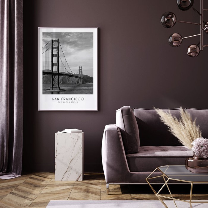 Αφίσα Poster Γέφυρα Γκόλντεν Γκέιτ για σαλόνι