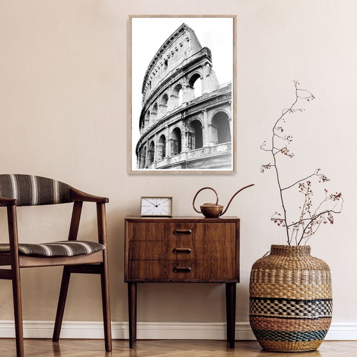Αφίσα Poster Κολοσσαίο της Ρώμης με κορνίζα