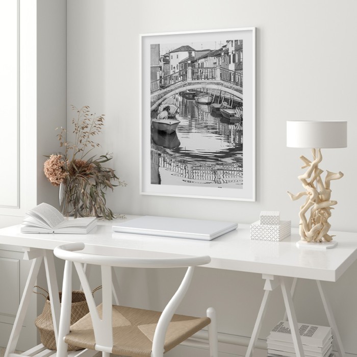 Αφίσα Poster Γεφυράκι της Βενετίας με κορνίζα