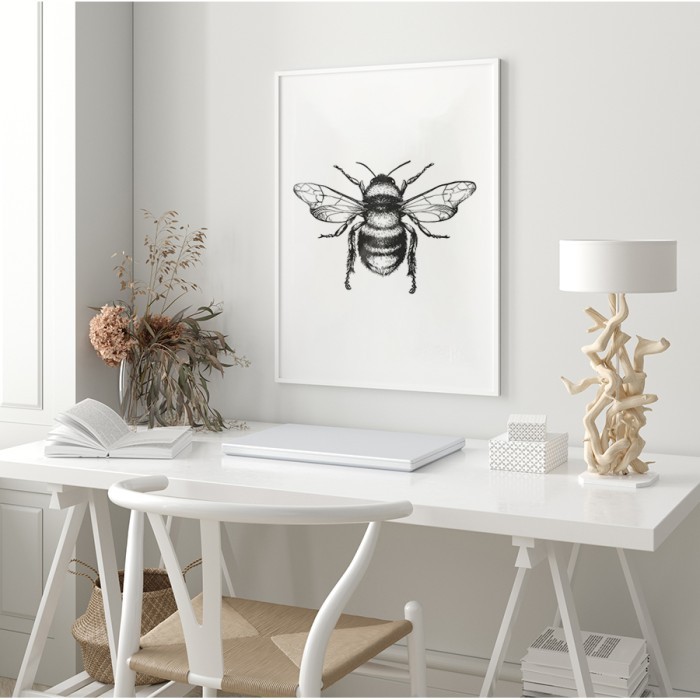 Αφίσα-Poster Μέλισσα με κορνίζα 