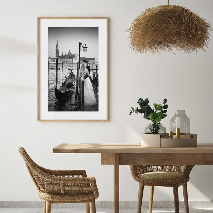 Αφίσα Poster Παντρεμένο ζευγάρι στην Βενετία για σαλόνι