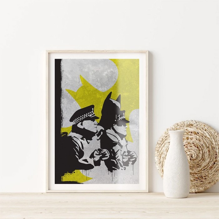 Αφίσα Poster Arrested Batman με κορνίζα