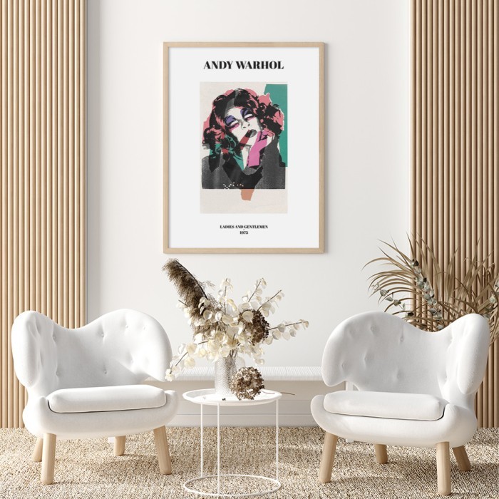 Αφίσα Poster Ladies and gentlemen by Andy Warholγια σαλόνι