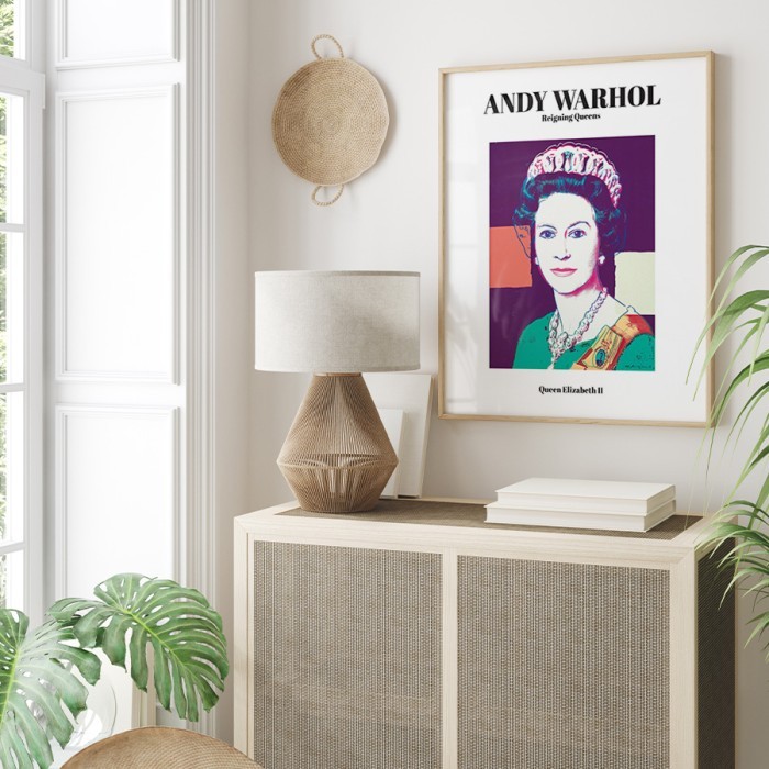Αφίσα Poster Queen Elizabeth II με κορνίζα