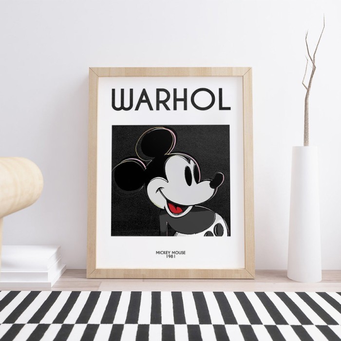 Αφίσα Poster Mickey Mouse με κορνίζα