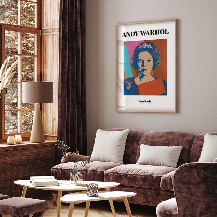 Αφίσα Poster Queen Βeatrix για σαλόνι