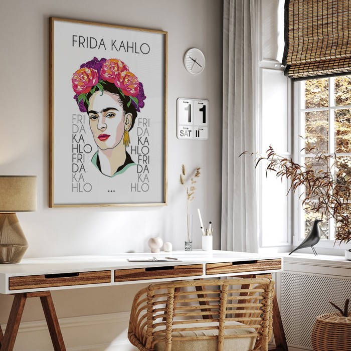Αφίσα Poster Portrait of Frida Khalo δωματίου