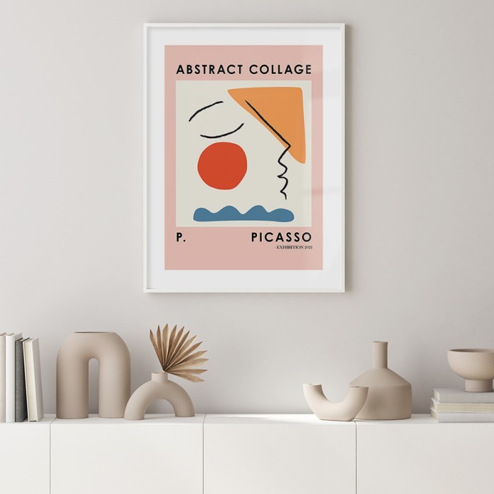 Αφίσα Poster Abstract art Picasso με κορνίζα